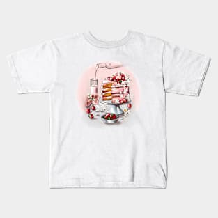 cake and flowers Kids T-Shirt